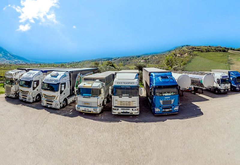 Parco Mezzi Piazzale Nuova Iesce Trasporti