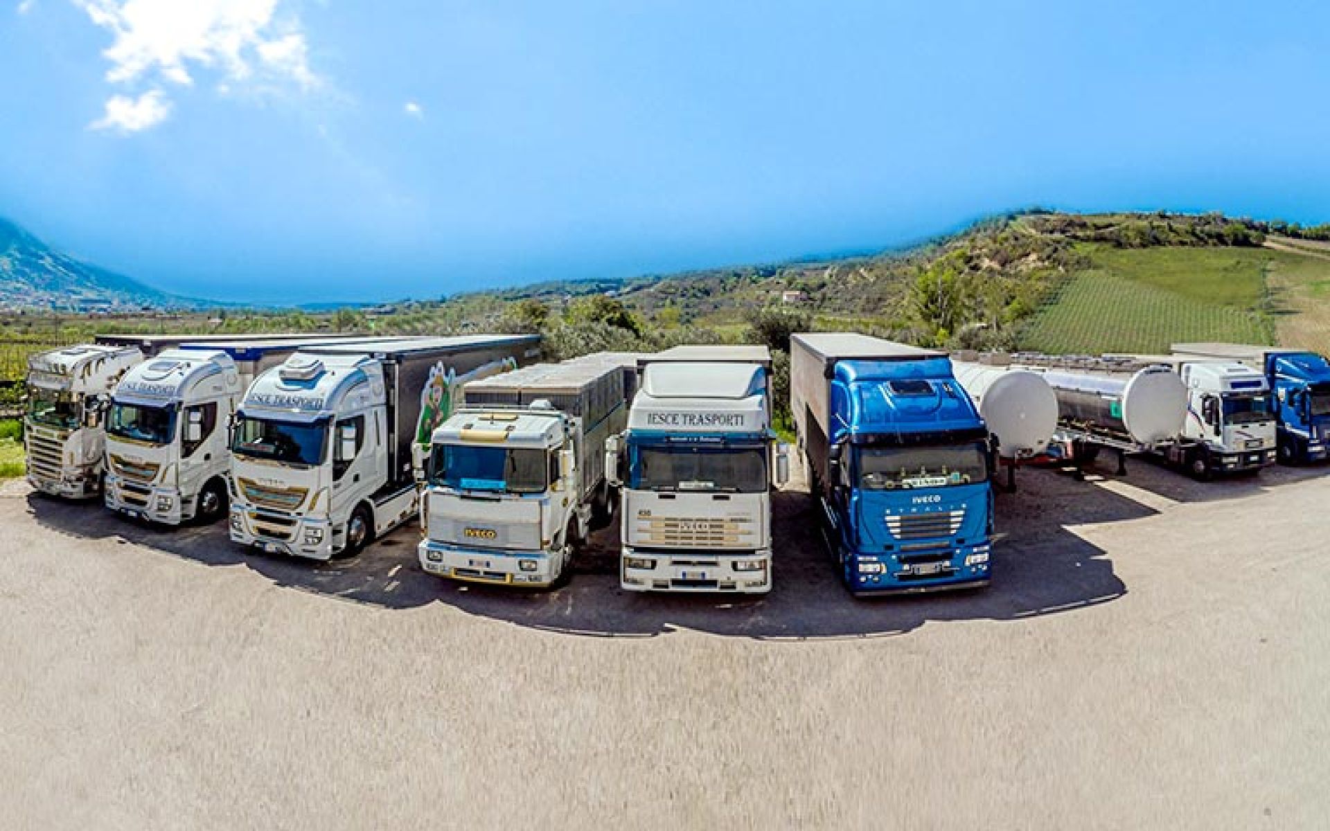 Parco Mezzi Piazzale Nuova Iesce Trasporti
